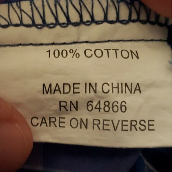 Marc Ecko Mens Ble Plaid Short Sleeve Button Down Shirt 3XLT - Picture 6 of 7